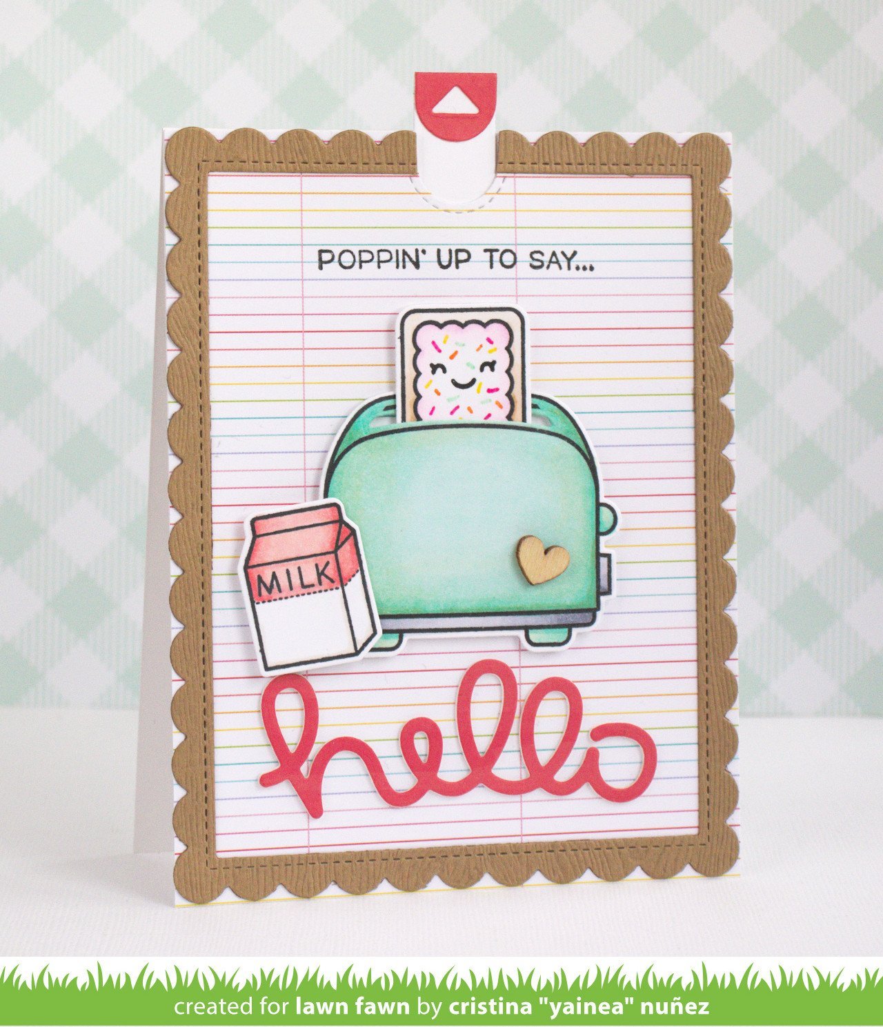 Lawn Fawn - Let's Toast Pull Tab Add-On