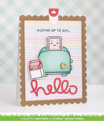 Lawn Fawn - Let's Toast Pull Tab Add-On