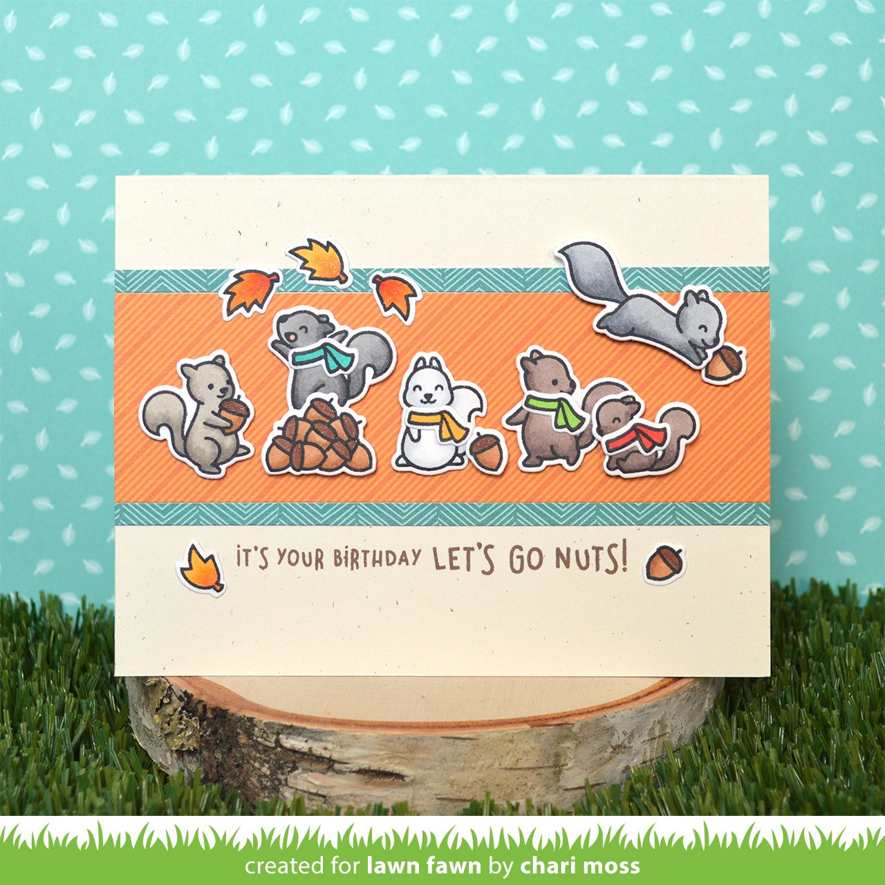 Lawn Fawn - Let's Go Nuts