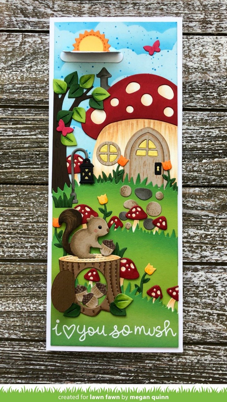 Lawn Fawn - Lift The Flap Meadow