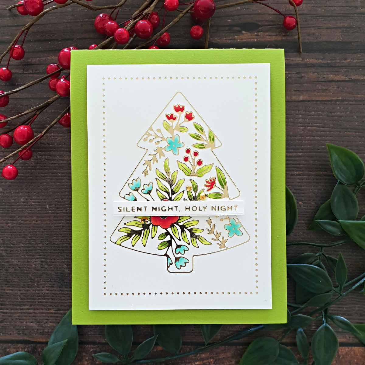Spellbinders - Blooming Tree Glimmer Hot Foil Plate & Die Set