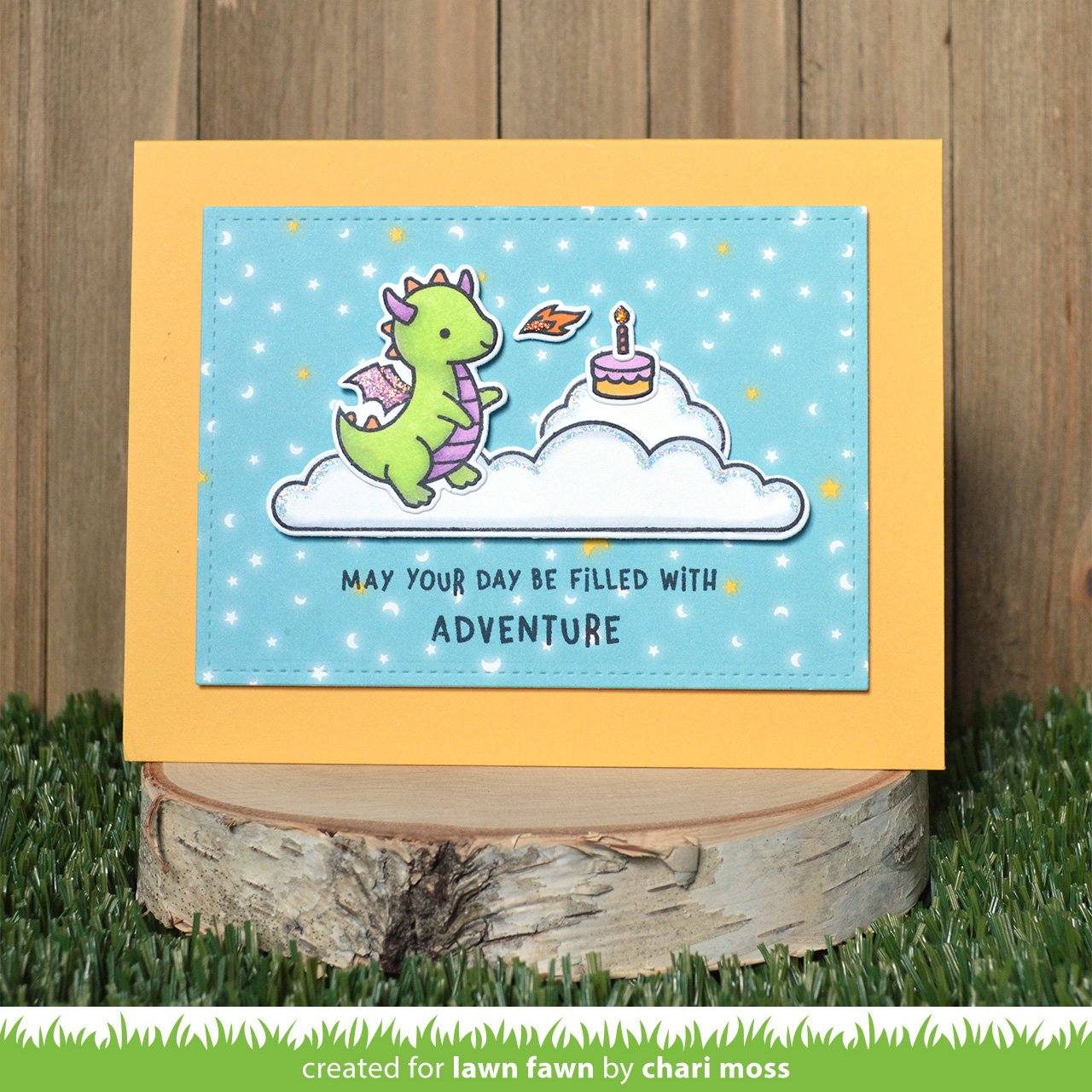 Lawn Fawn - Little Dragon