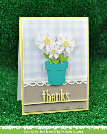 Lawn Fawn - Thanks Line Border
