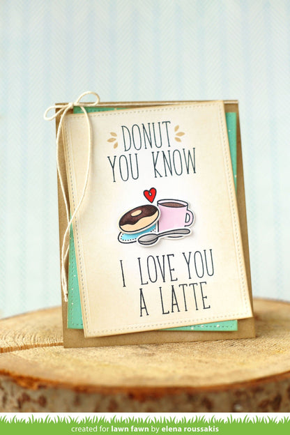 Lawn Fawn - Love You a Latte