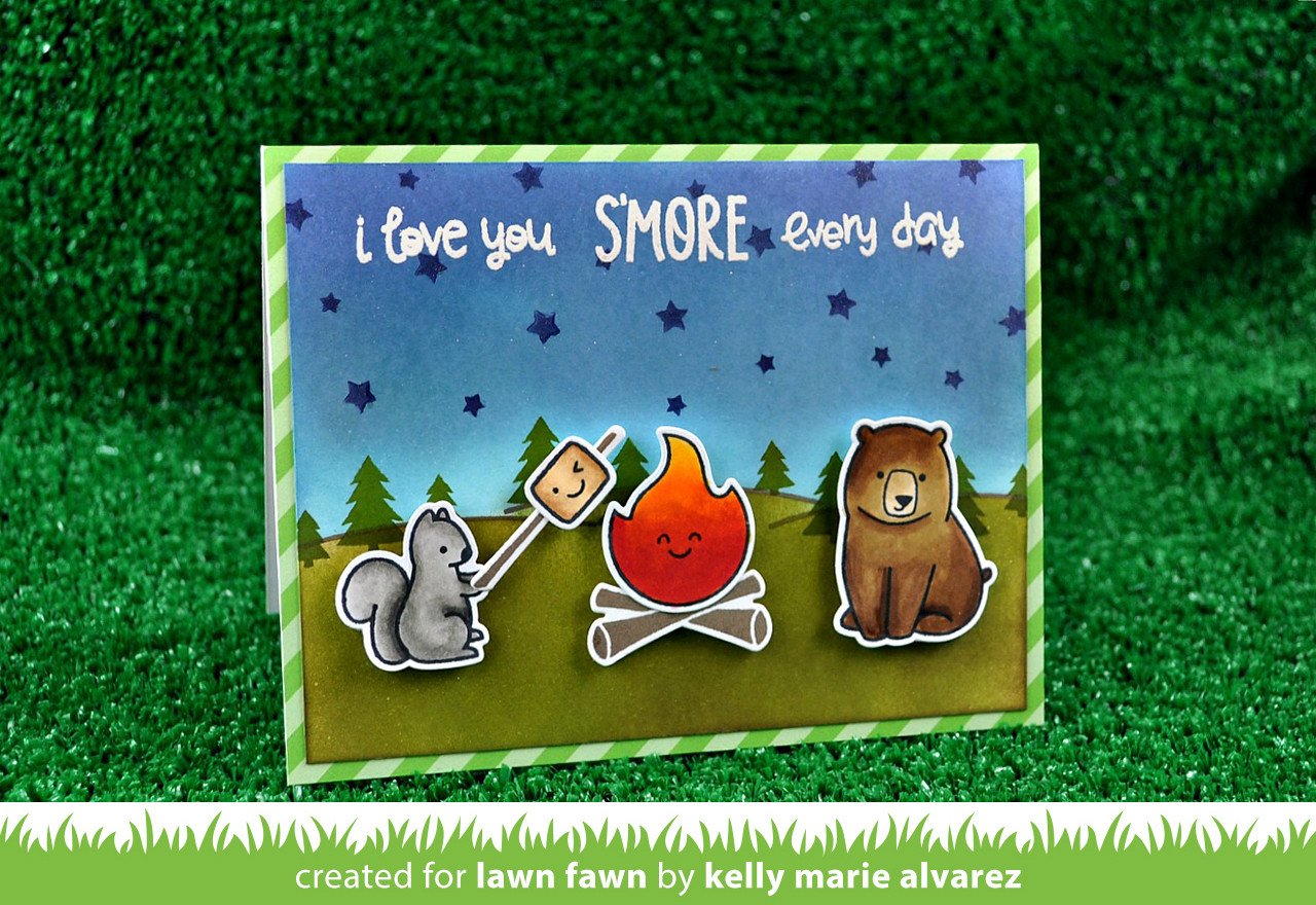 Lawn Fawn - Love You s'More