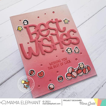 Mama Elephant - Big Best Wishes - Creative Cuts