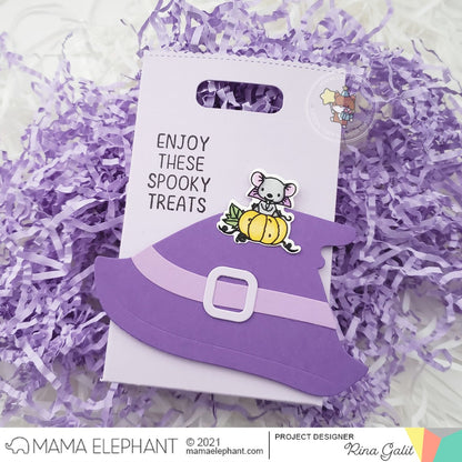 Mama Elephant - Favor Bag Accessory - Witch - Creative Cuts