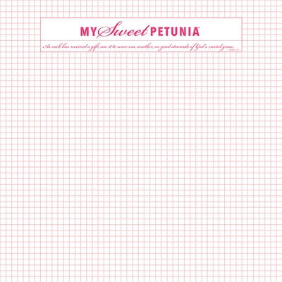 My Sweet Petunia - Memory MISTI Grid Paper Pad