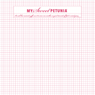 My Sweet Petunia - Memory MISTI Mouse Pad