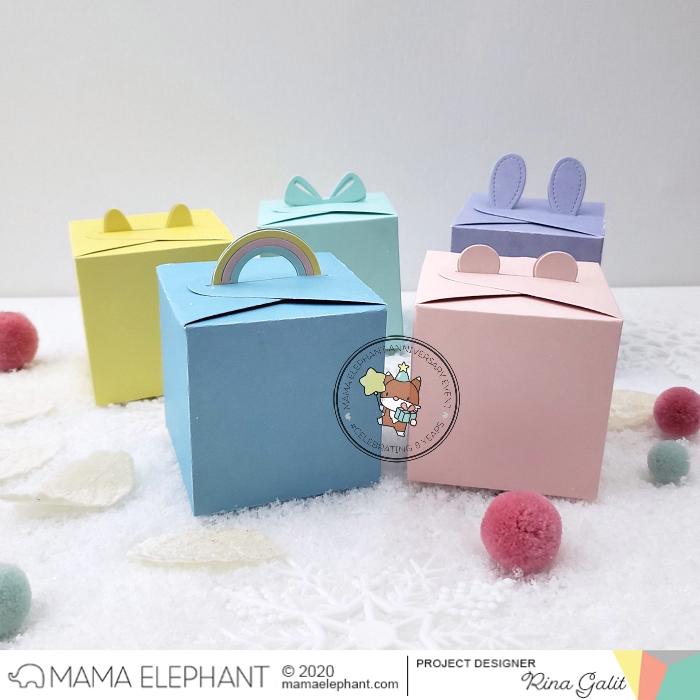 Mama Elephant - Petite Treat Box - Creative Cuts