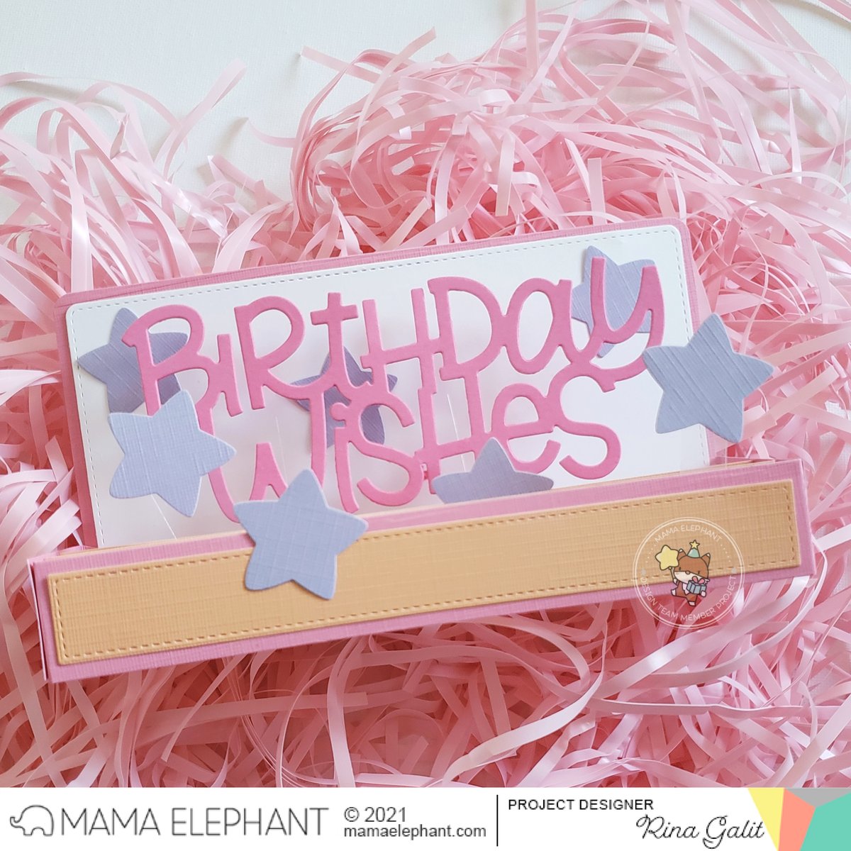 Mama Elephant - Big Birthday Wishes - Creative Cuts