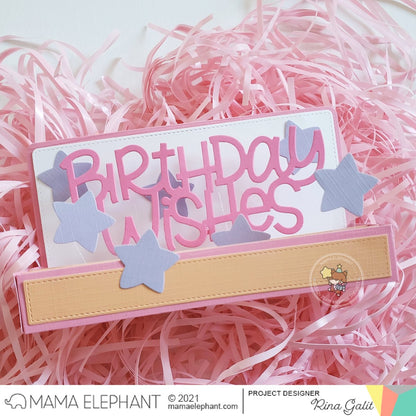 Mama Elephant - Big Birthday Wishes - Creative Cuts