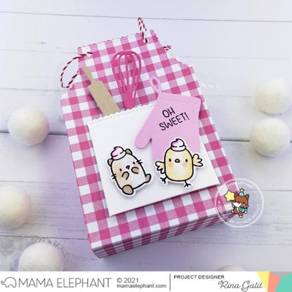 Mama Elephant - Apron Treat Bag - Creative Cuts