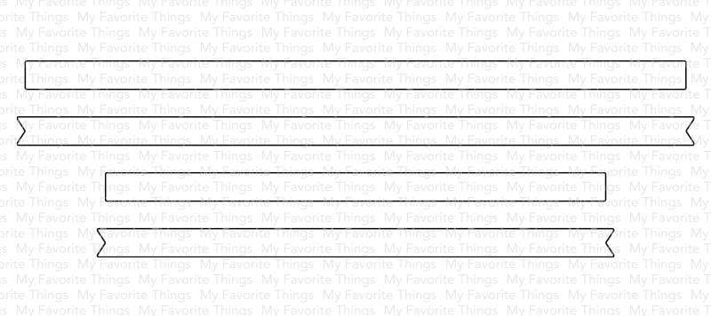 My Favorite Things - Slimline Skinny Strips Die-Namics