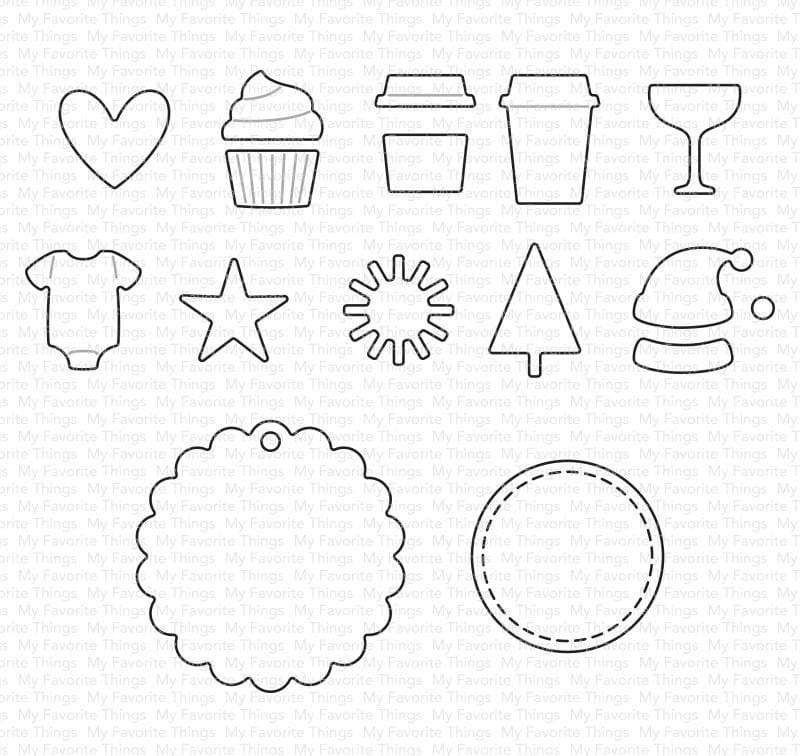 My Favorite Things - All-Occasion Icons Die-Namics
