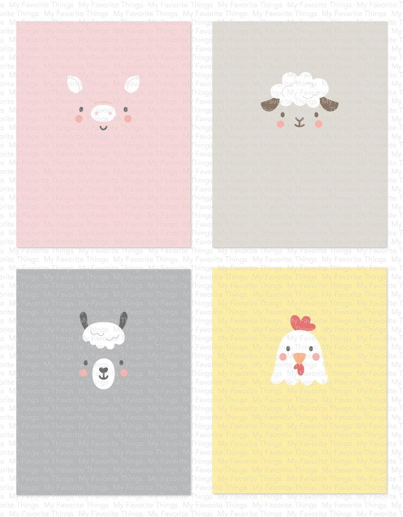 My Favorite Things - Friendly Farm Faces Die-Namics