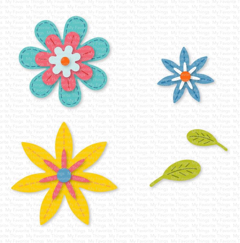 My Favorite Things - DBD Stitched Wildflowers Die-Namics