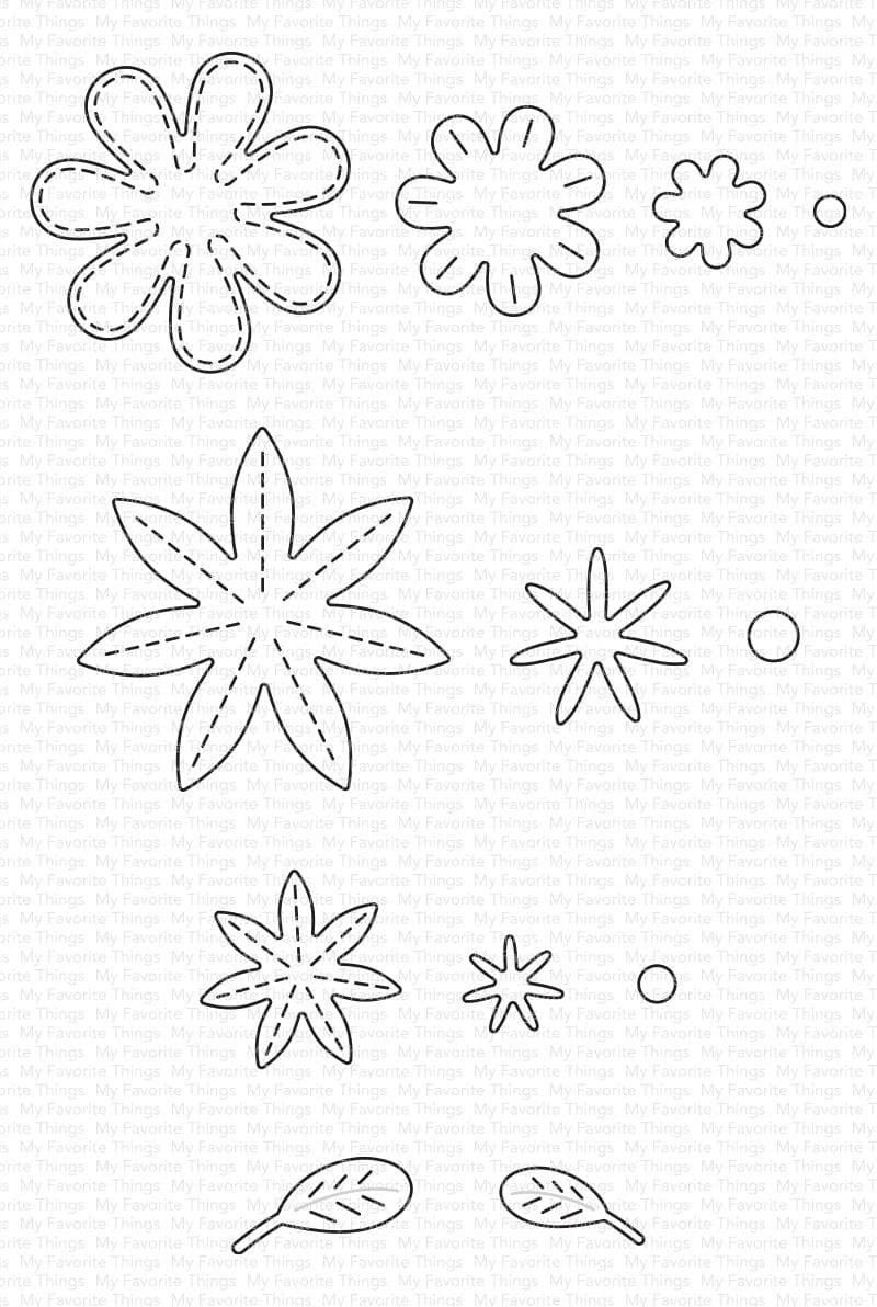 My Favorite Things - DBD Stitched Wildflowers Die-Namics