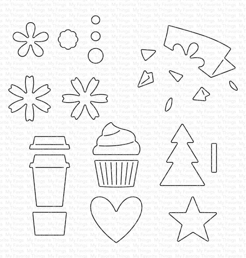 My Favorite Things - Die Cuts and Scraps Die-Namics
