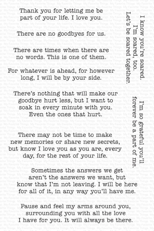 My Favorite Things - There Are No Goodbyes