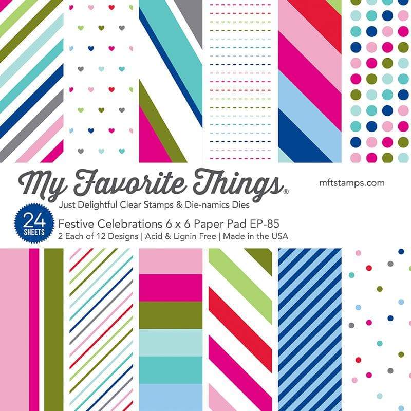 My Favorite Things - Festive Celebrations Paper Pad 6x6"