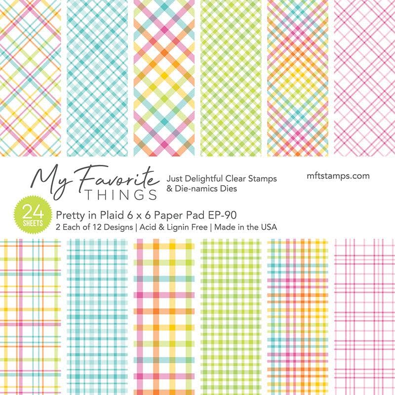 My Favorite Things - MSTN Pretty In Plaid Paper Pad 6x6"