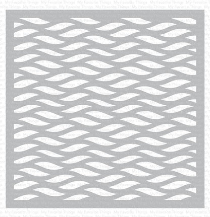 My Favorite Things - Wavy Lines Stencil