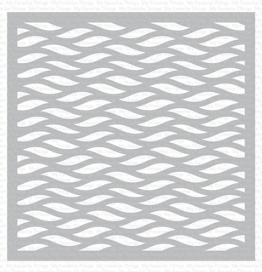My Favorite Things - Wavy Lines Stencil