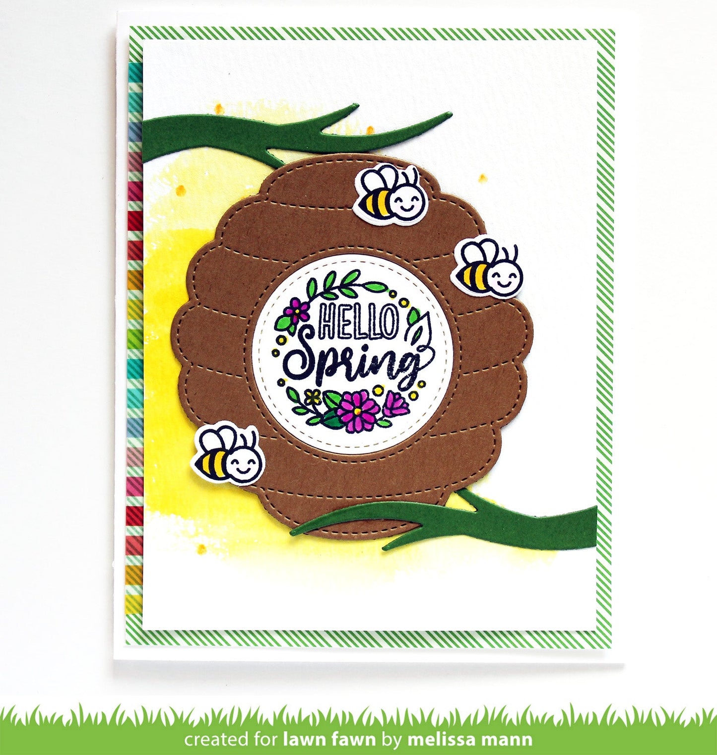 Lawn Fawn - Magic Iris Beehive Add-On