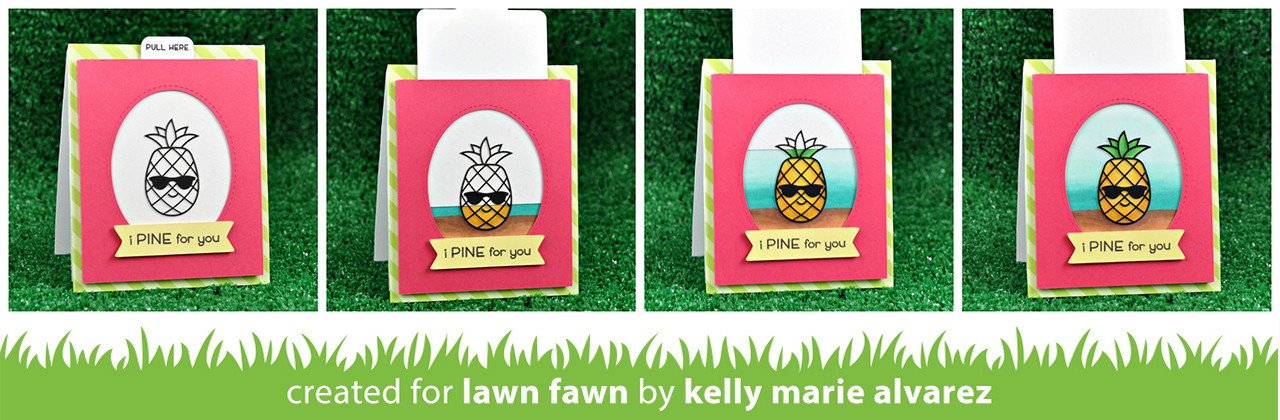 Lawn Fawn - Push Here