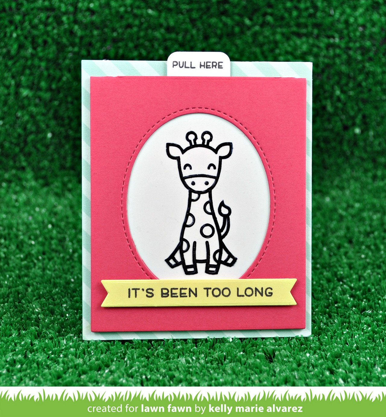 Lawn Fawn - Push Here