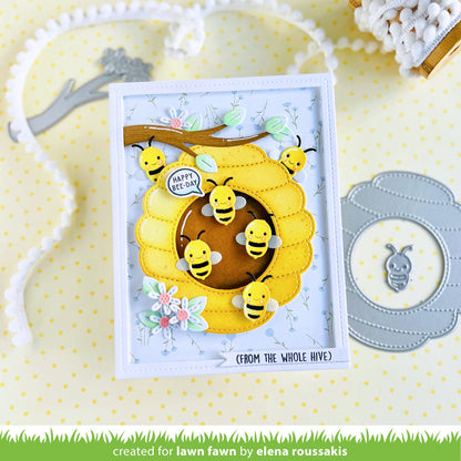 Lawn Fawn - Magic Iris Beehive Add-On