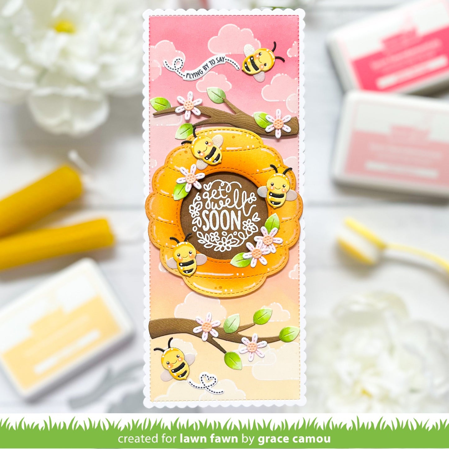 Lawn Fawn - Magic Iris Beehive Add-On