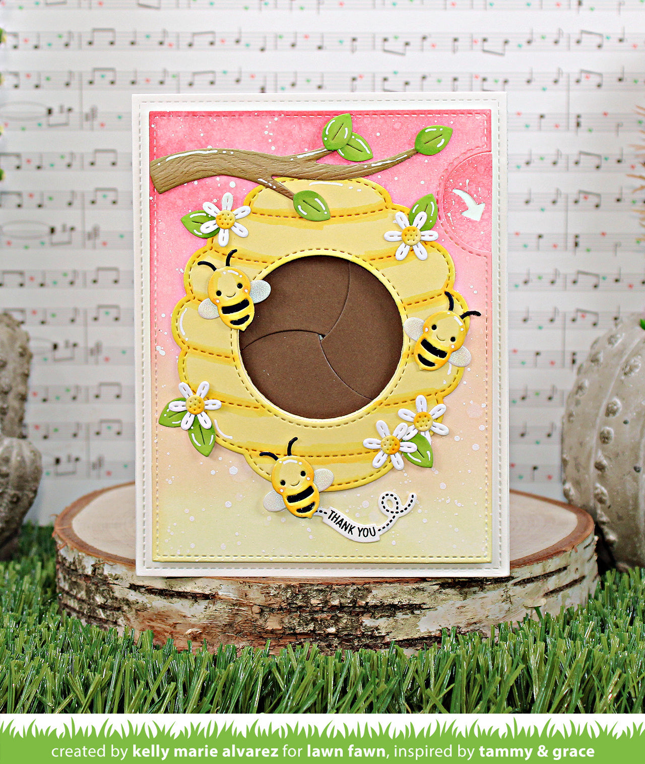 Lawn Fawn - Magic Iris Beehive Add-On