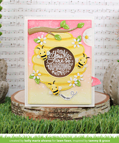 Lawn Fawn - Magic Iris Beehive Add-On