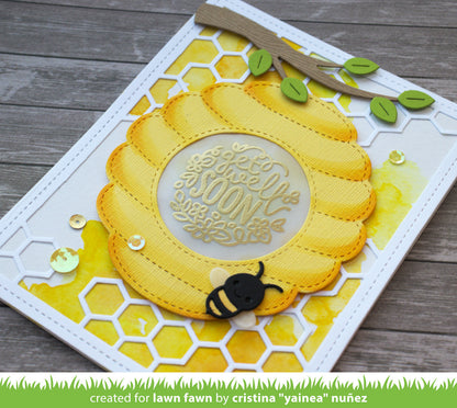 Lawn Fawn - Honeycomb Backdrop