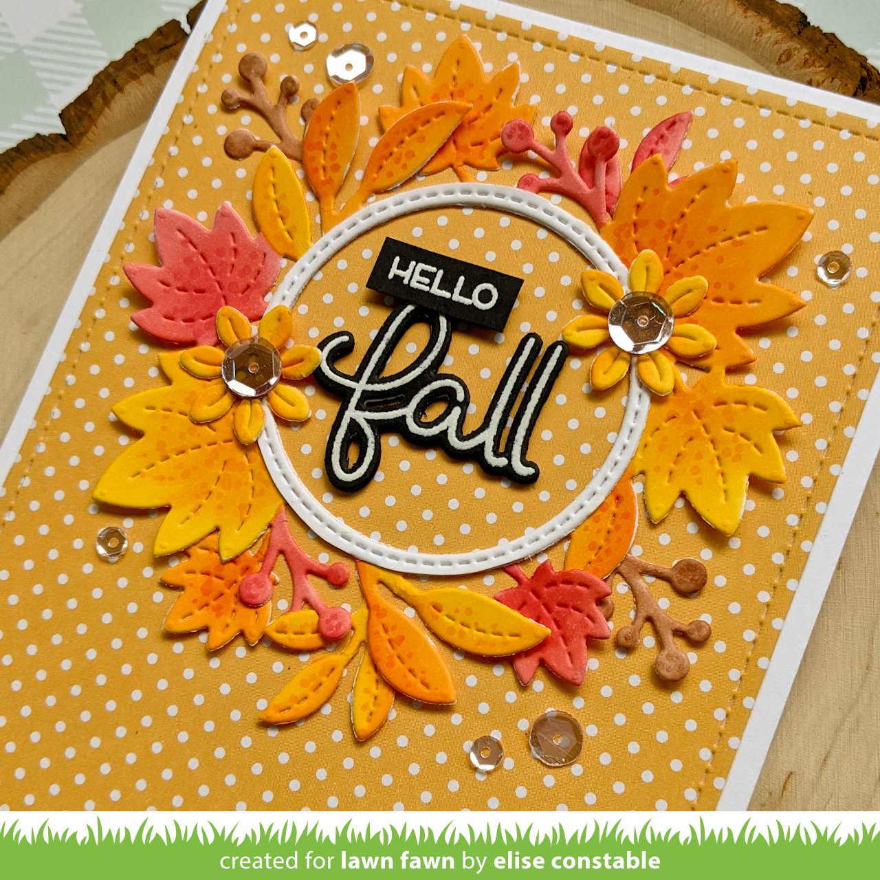 Lawn Fawn - Scripty Autumn Sentiments
