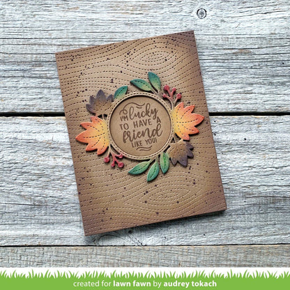 Lawn Fawn - Magic Iris Fall Leaves Add-On