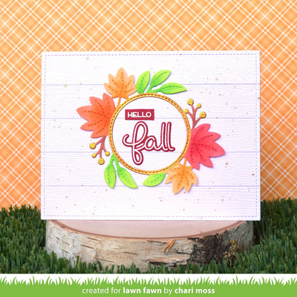 Lawn Fawn - Magic Iris Fall Leaves Add-On