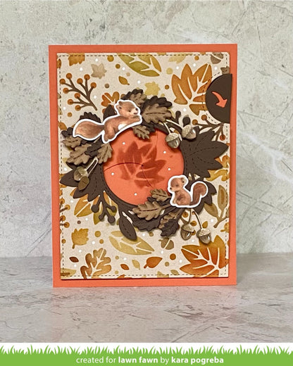 Lawn Fawn - Magic Iris Fall Leaves Add-On