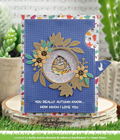 Lawn Fawn - Magic Iris Fall Leaves Add-On