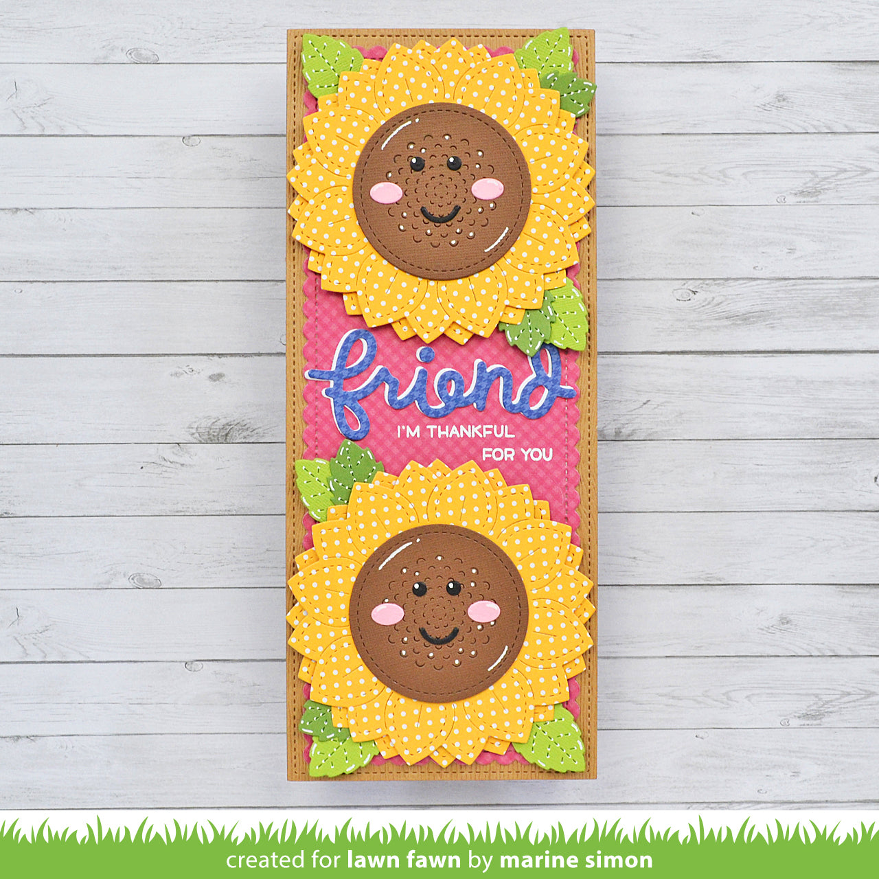 Lawn Fawn - Magic Iris Sunflower Add-On