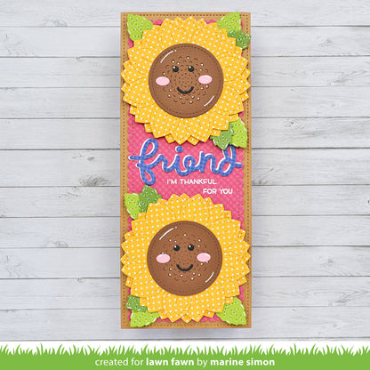 Lawn Fawn - Magic Iris Sunflower Add-On