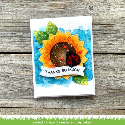 Lawn Fawn - Magic Iris Sunflower Add-On