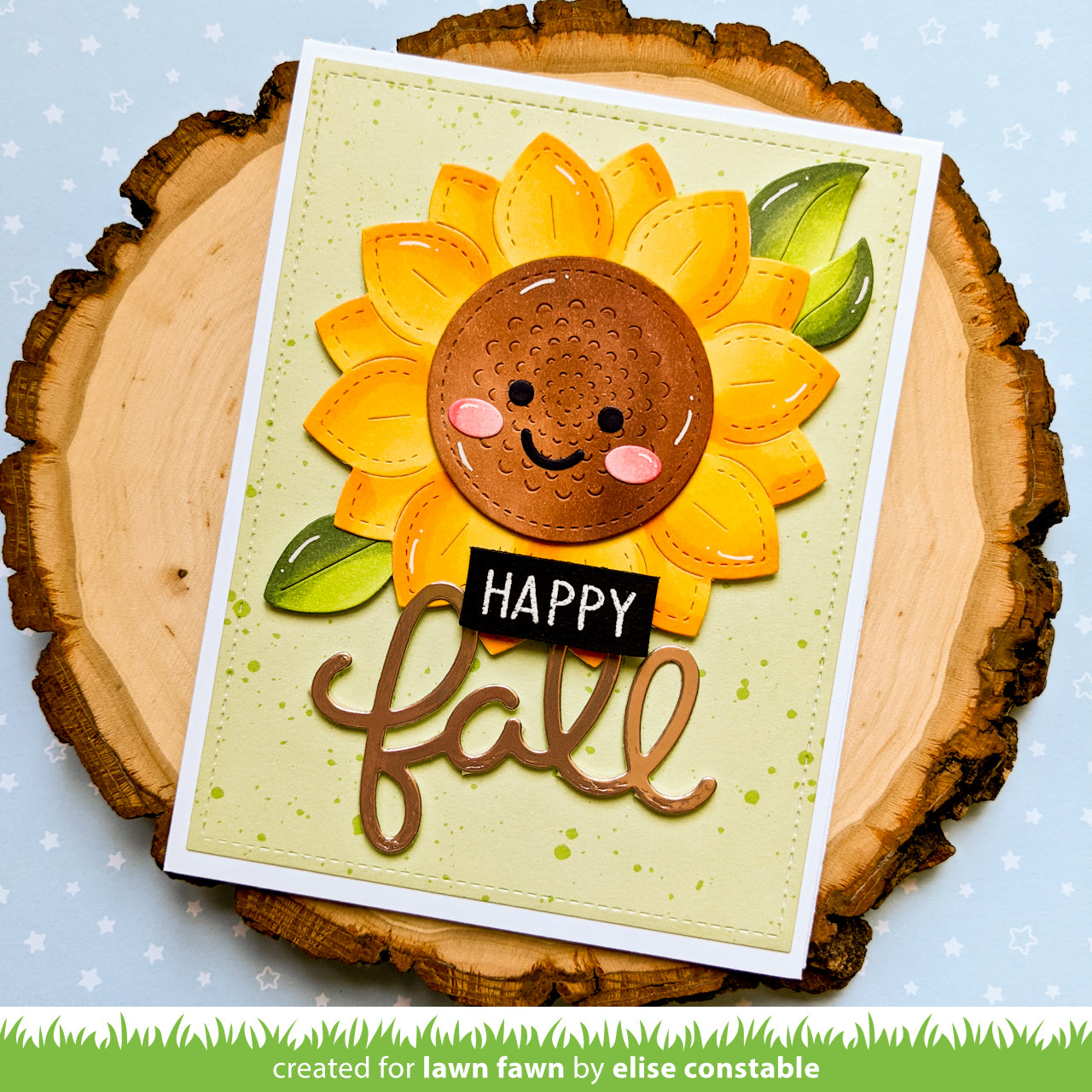 Lawn Fawn - Magic Iris Sunflower Add-On