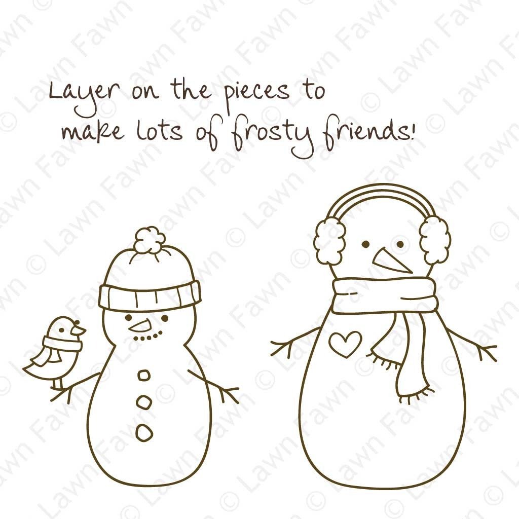 Lawn Fawn - Making Frosty Friends