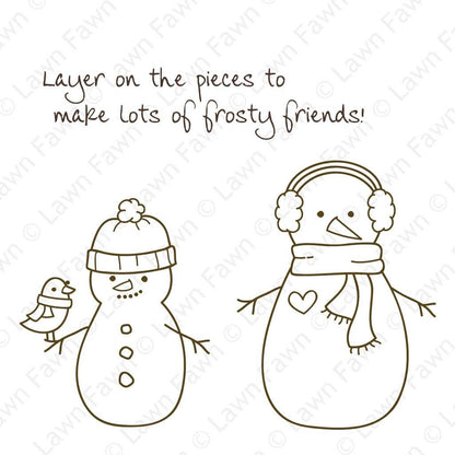 Lawn Fawn - Making Frosty Friends
