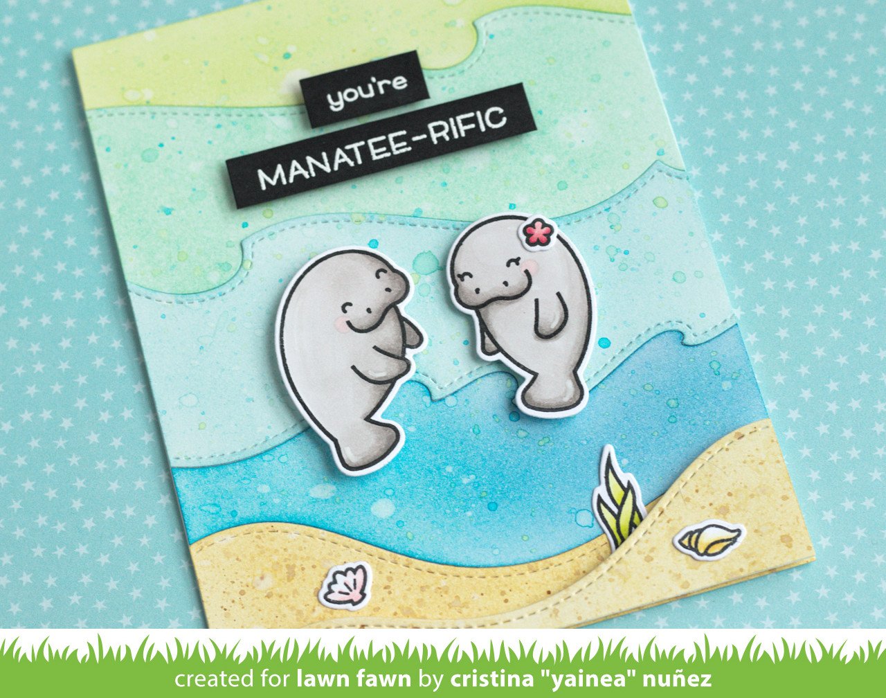 Lawn Fawn - Stitched Wave Borders