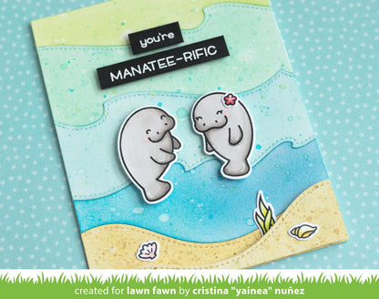 Lawn Fawn - Stitched Wave Borders