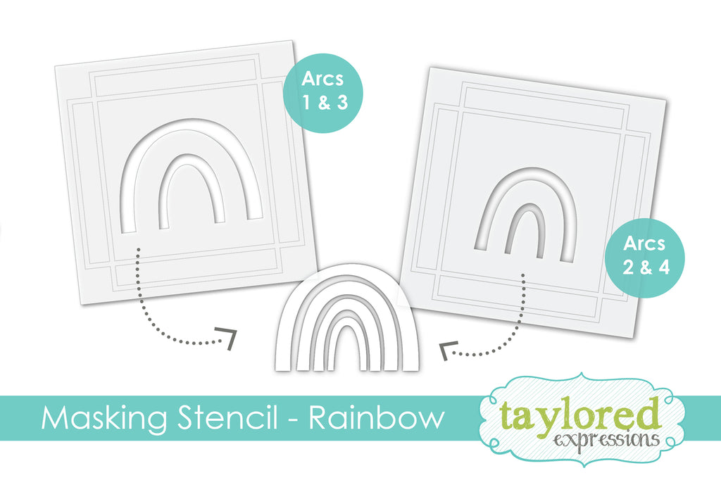 Taylored Expressions - Masking Stencils - Make a Rainbow